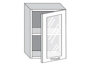 1.50.3 Шкаф настенный (h=720) на 500мм с 1-ой стекл. дверцей в Губахе - gubaha.magazin-mebel74.ru | фото