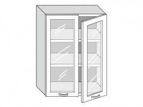 19.60.4 Шкаф настенный (h=913) на 600мм с 2-мя стек.дверцами в Губахе - gubaha.magazin-mebel74.ru | фото