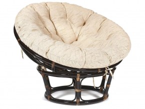 Кресло Papasan 23/01 W с подушкой Antique brown, ткань Старт в Губахе - gubaha.magazin-mebel74.ru | фото