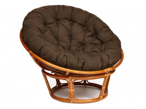 Кресло Papasan 23/01 W с подушкой Cognac, ткань Коричневый в Губахе - gubaha.magazin-mebel74.ru | фото