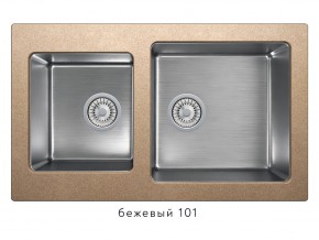 Мойка комбинированная Tolero twist TTS-840 Бежевый 101 в Губахе - gubaha.magazin-mebel74.ru | фото