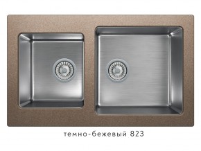 Мойка комбинированная Tolero twist TTS-840 Темно-бежевый 823 в Губахе - gubaha.magazin-mebel74.ru | фото