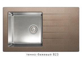 Мойка комбинированная Tolero twist TTS-860 Темно-бежевый 82 в Губахе - gubaha.magazin-mebel74.ru | фото