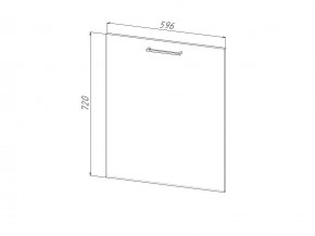 П 60 Комплект для посудомоечной машины 600 мм (цоколь + фасад) ЛДСП в Губахе - gubaha.magazin-mebel74.ru | фото